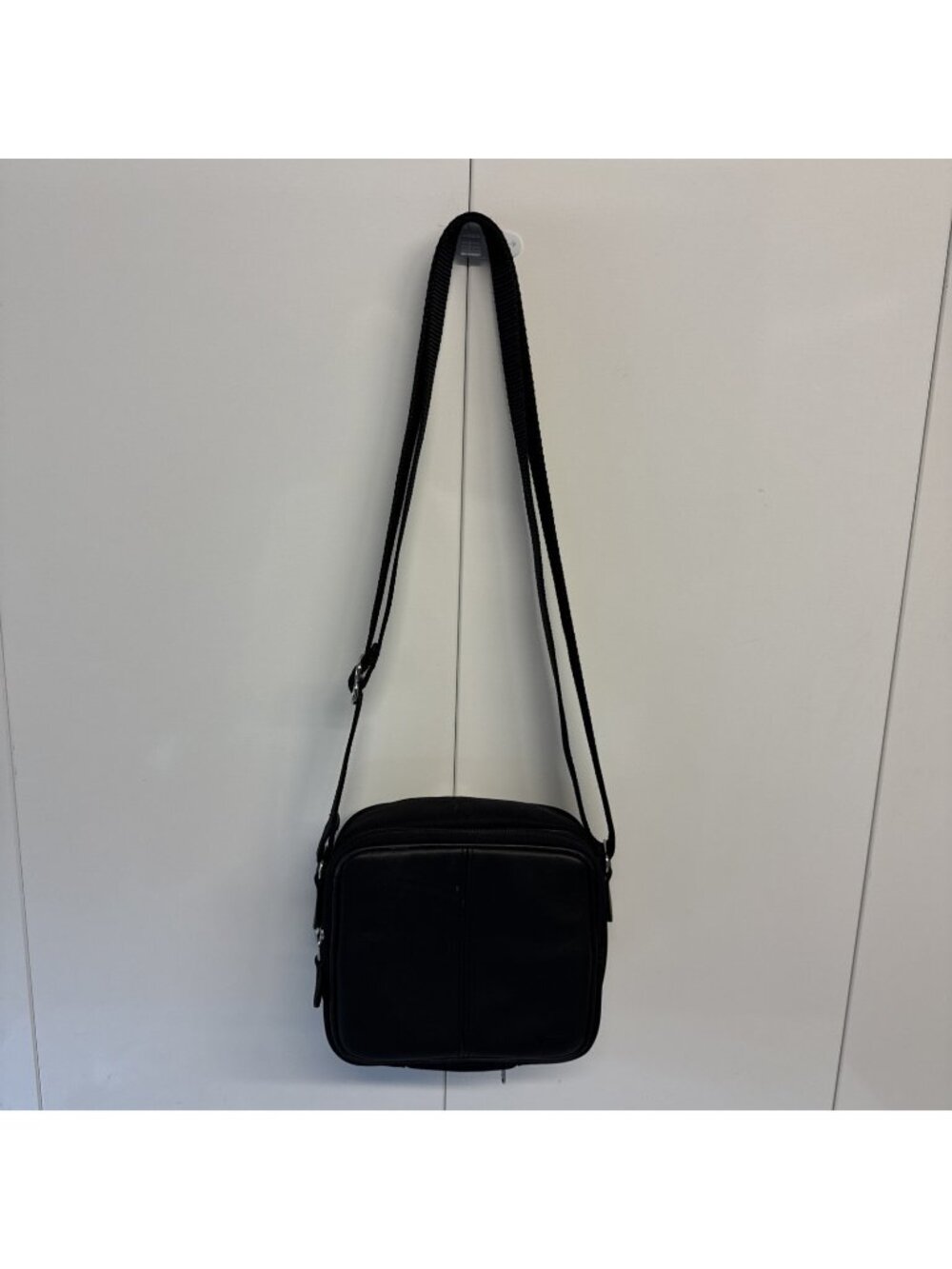 Vintage Coach Camera Black Leather‎ Shoulder Crossbody Bag
